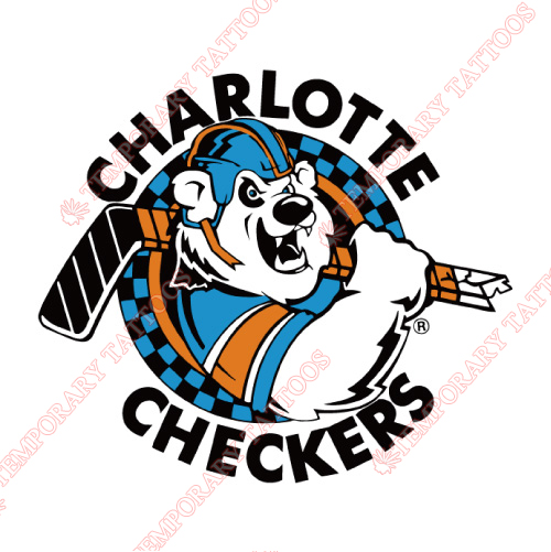 Charlotte Checkers Customize Temporary Tattoos Stickers NO.8991